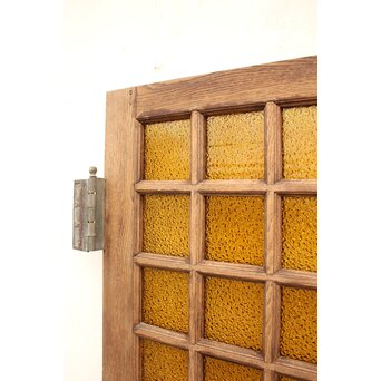 ダイア黄色ガラス洋館ドア　GD1032 