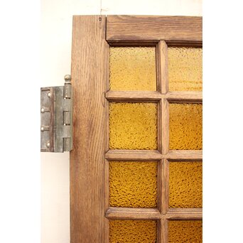 ダイア黄色ガラス洋館ドア　GD1032 