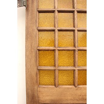 ダイア黄色ガラス洋館ドア　GD1032 