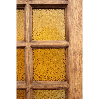 ダイア黄色ガラス洋館ドア　GD1032 