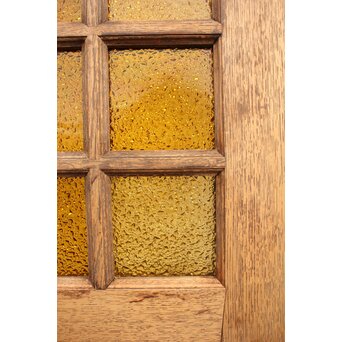 ダイア黄色ガラス洋館ドア　GD1032 