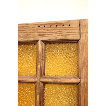 ダイア黄色ガラス洋館ドア　GD1032 