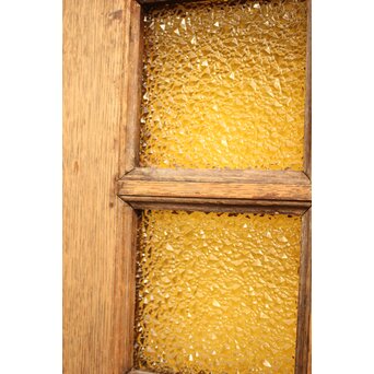 ダイア黄色ガラス洋館ドア　GD1032 