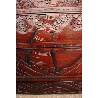 軽井沢彫 9点家具文具一式　T388 