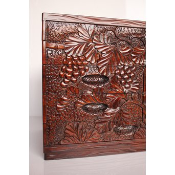 軽井沢彫 9点家具文具一式　T388 