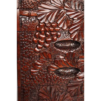 軽井沢彫 9点家具文具一式　T388 