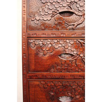 軽井沢彫 9点家具文具一式　T388 