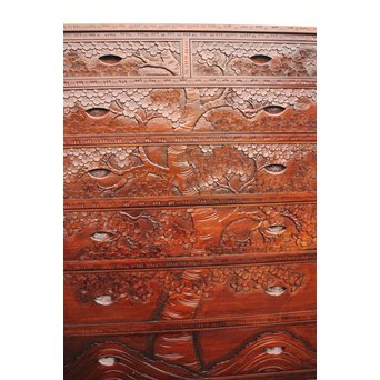 軽井沢彫 9点家具文具一式　T388 