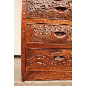 軽井沢彫 9点家具文具一式　T388 