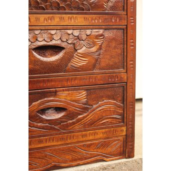 軽井沢彫 9点家具文具一式　T388 