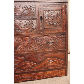 軽井沢彫 9点家具文具一式　T388 