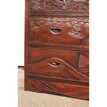 軽井沢彫 9点家具文具一式　T388 