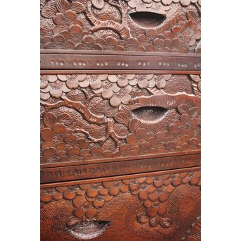 軽井沢彫 9点家具文具一式　T388 