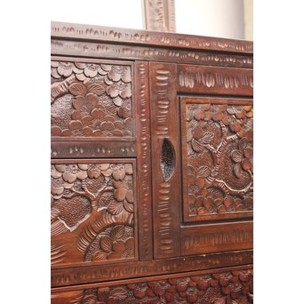 軽井沢彫 9点家具文具一式　T388 