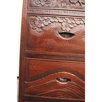 軽井沢彫 9点家具文具一式　T388 