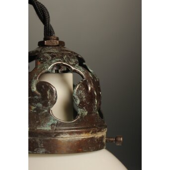 雲紋金具付 切子電笠　A1744 