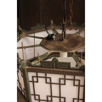 多角形二重式洋館シャンデリア照明　A1749Y 