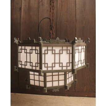 多角形二重式洋館シャンデリア照明　A1749Y 