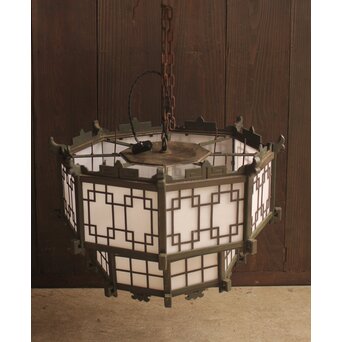 多角形二重式洋館シャンデリア照明　A1749Y