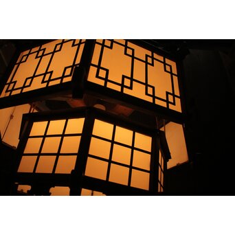 多角形二重式洋館シャンデリア照明　A1749Y 