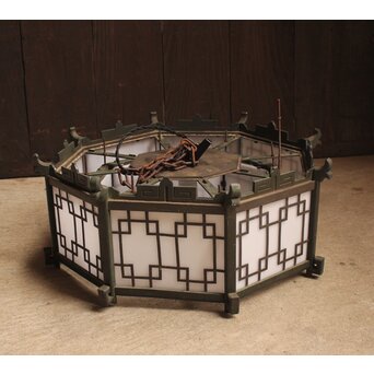 多角形二重式洋館シャンデリア照明　A1749Y 