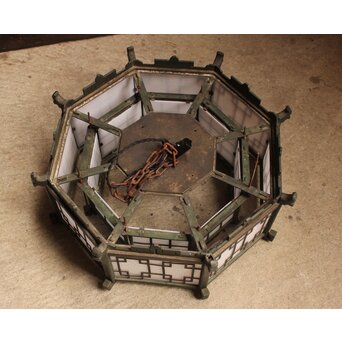 多角形二重式洋館シャンデリア照明　A1749Y 