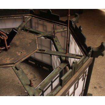 多角形二重式洋館シャンデリア照明　A1749Y 