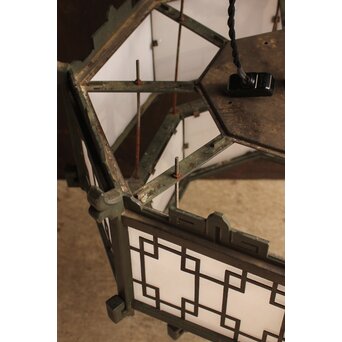 多角形二重式洋館シャンデリア照明　A1749Y 