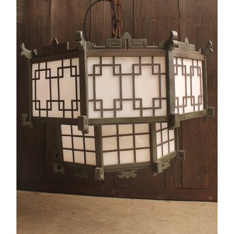 多角形二重式洋館シャンデリア照明　A1749Y 