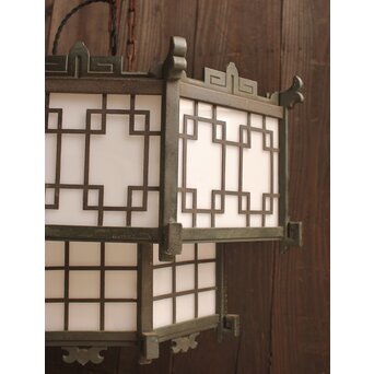 多角形二重式洋館シャンデリア照明　A1749Y 