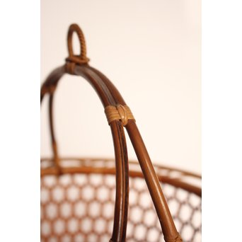 竹旬斎 柳里恭好釣花籃  S2946 