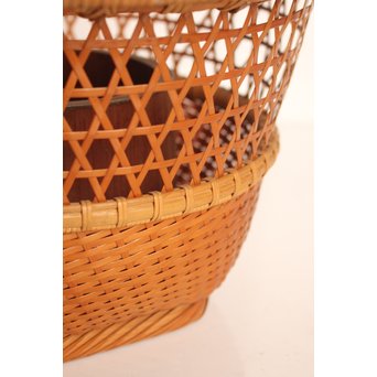 竹旬斎 柳里恭好釣花籃  S2946 