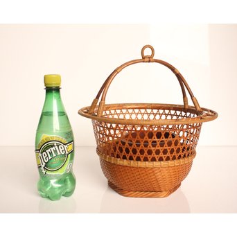 竹旬斎 柳里恭好釣花籃  S2946 