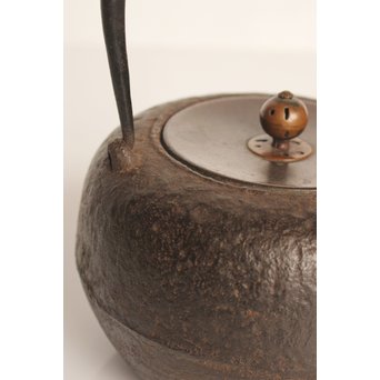 姥口砲口小鉄瓶/急須　H481 