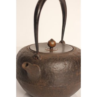 姥口砲口小鉄瓶/急須　H481 