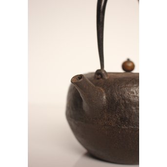 姥口砲口小鉄瓶/急須　H481 