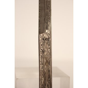 加藤清志 ニッケルダマスカス鋼/木目金ペーパーナイフ　S2950 