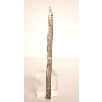 加藤清志 ニッケルダマスカス鋼/木目金ペーパーナイフ　S2950 