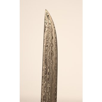 加藤清志 ニッケルダマスカス鋼/木目金ペーパーナイフ　S2950 