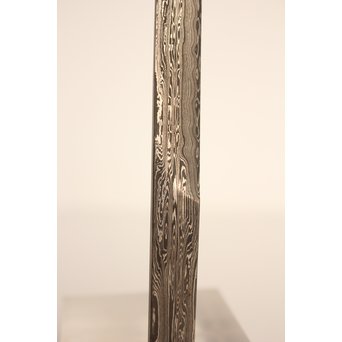 加藤清志 ニッケルダマスカス鋼/木目金ペーパーナイフ　S2950 