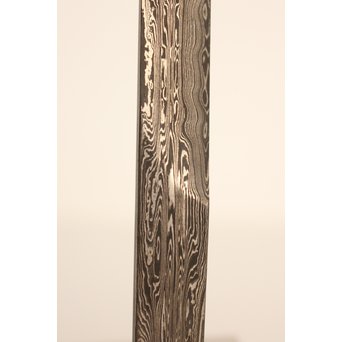 加藤清志 ニッケルダマスカス鋼/木目金ペーパーナイフ　S2950 