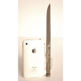 加藤清志 ニッケルダマスカス鋼/木目金ペーパーナイフ　S2950 