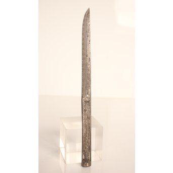 加藤清志 ニッケルダマスカス鋼/木目金ペーパーナイフ　S2950