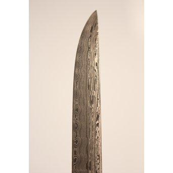 加藤清志 ニッケルダマスカス鋼/木目金ペーパーナイフ　S2950 