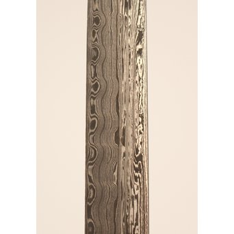 加藤清志 ニッケルダマスカス鋼/木目金ペーパーナイフ　S2950 