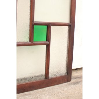 組子と色ガラスの中型建具　GD1033 