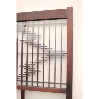 組子と色ガラスの中型建具　GD1033 