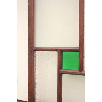 組子と色ガラスの中型建具　GD1033 