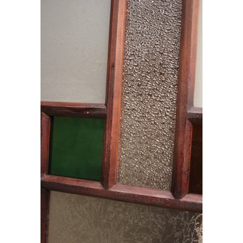 組子と色ガラスの中型建具　GD1033 