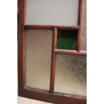組子と色ガラスの中型建具　GD1033 